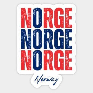 Norway flag, norwegian flag Sticker